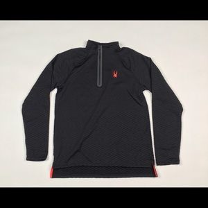 SPYDER ACTIVE 1/4 ZIP LONG SLEEVE LIGHTWEIGHT QUICK DRY BREATHABLE SHIRT